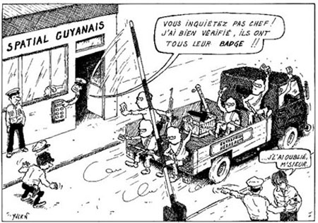 S&eacute;curit&eacute; au Centre Spatial Guyanais