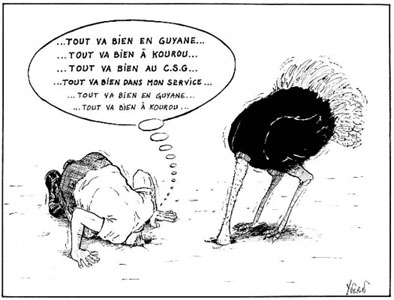 Optimisme en Guyane, &agrave; Kourou, au CSG 