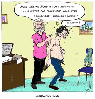 Visite m&eacute;dicale dessin humoristique