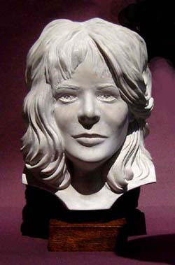 Sculpture d'une chanteuse tr&egrave;s connue