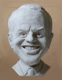 Caricature 3D Macron