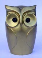 Figurine Hibou dor&eacute;